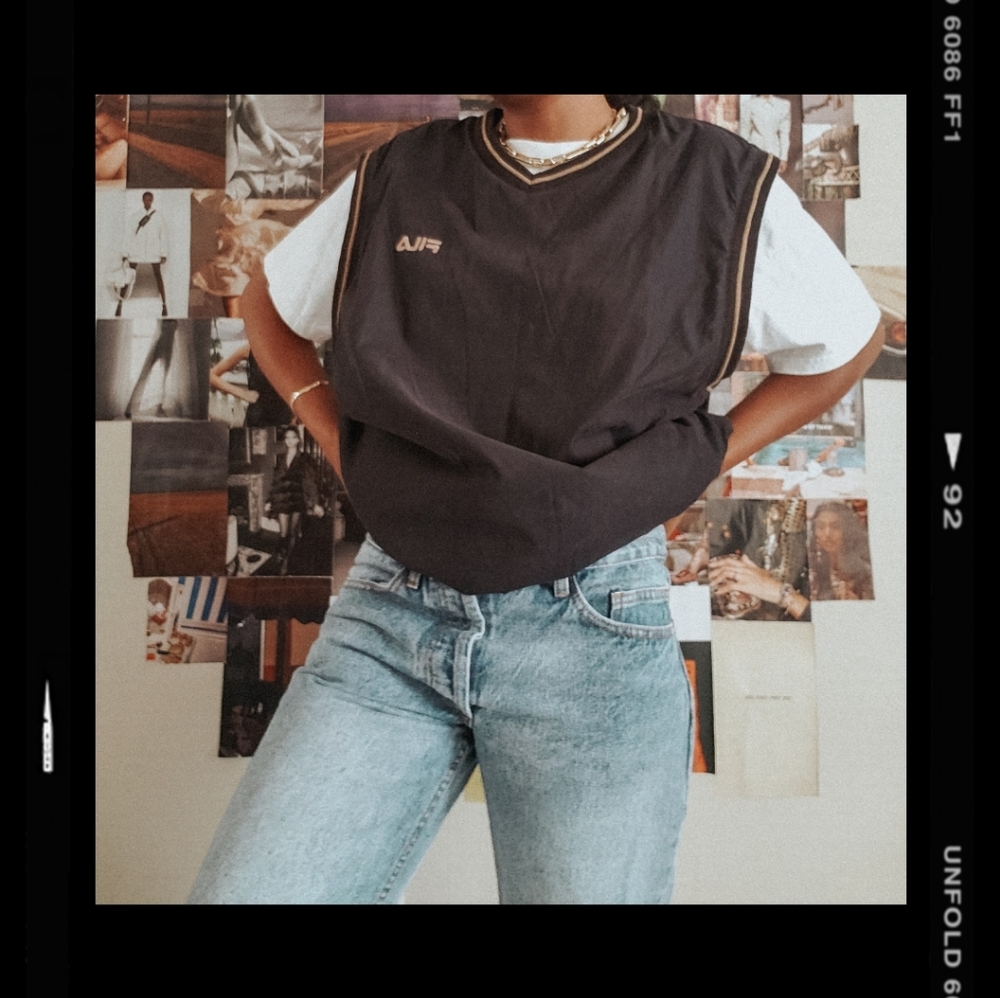 ☆ Black Vintage FILA Golfers Vest ☆